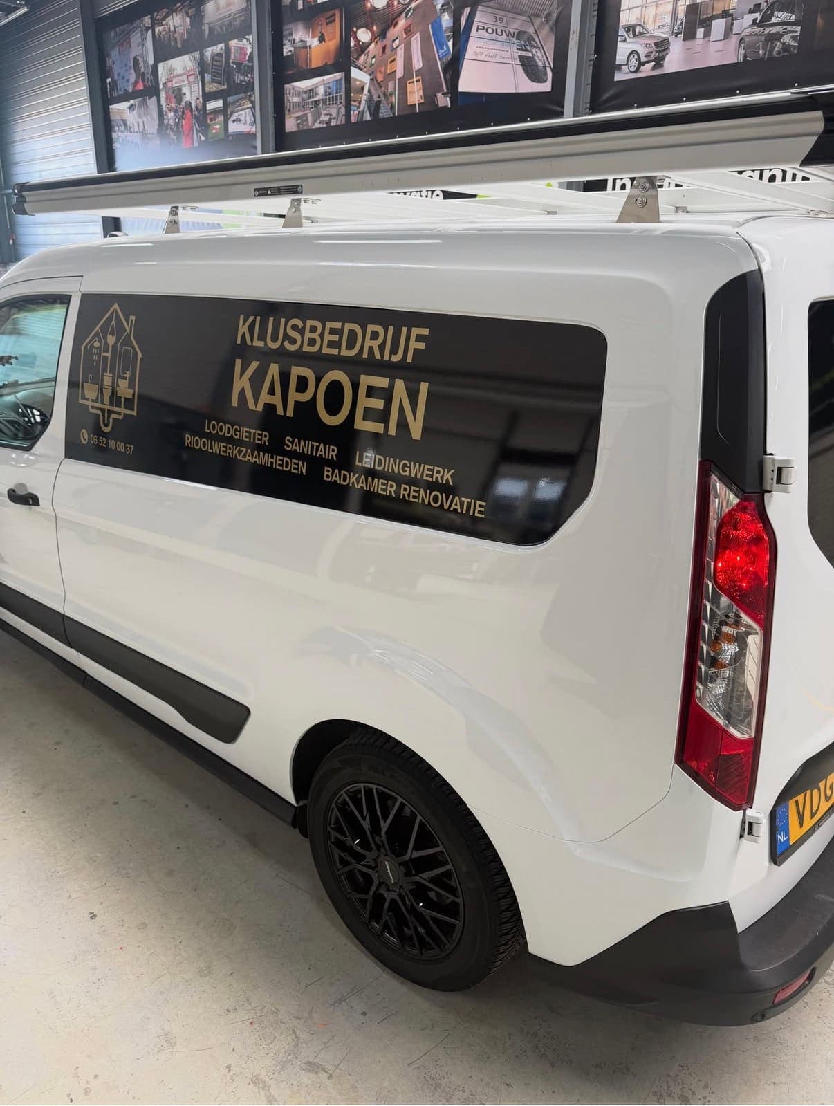 Bedrijfsbus van Klusbedrijf Kapoen